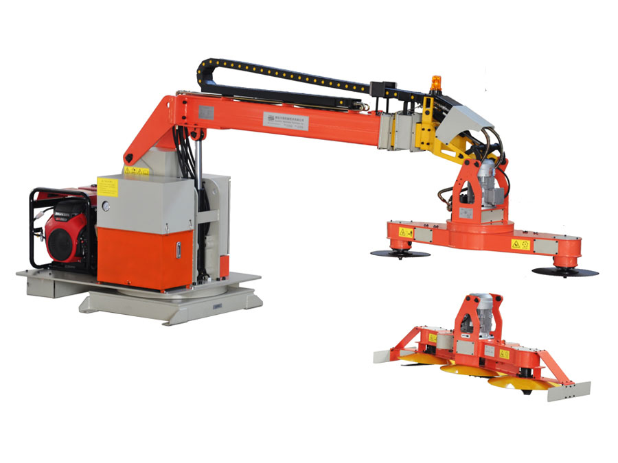 Road Verge Trimming Machine with Dual saws cutter and Blade cutter