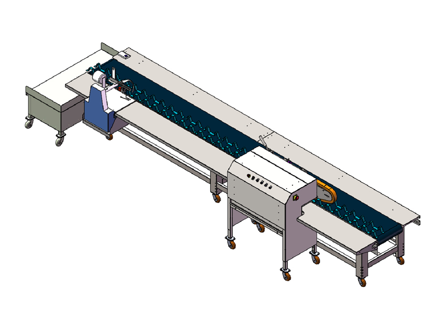 4.8m Vegetables Wide Bundling & Cutting Line
